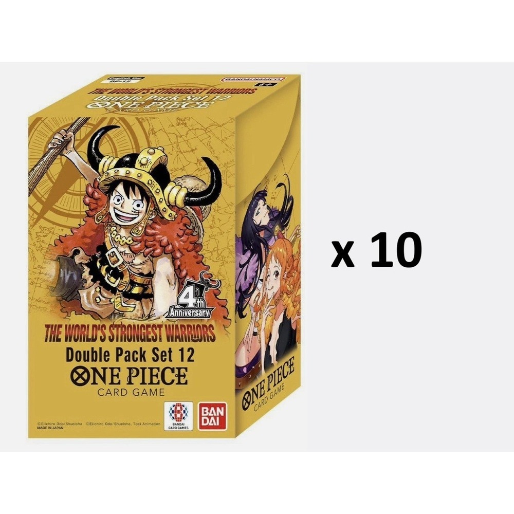 One Piece Double Pack Set Vol. 12 The Worlds Strongest Warriors OP-17 (10 ct)